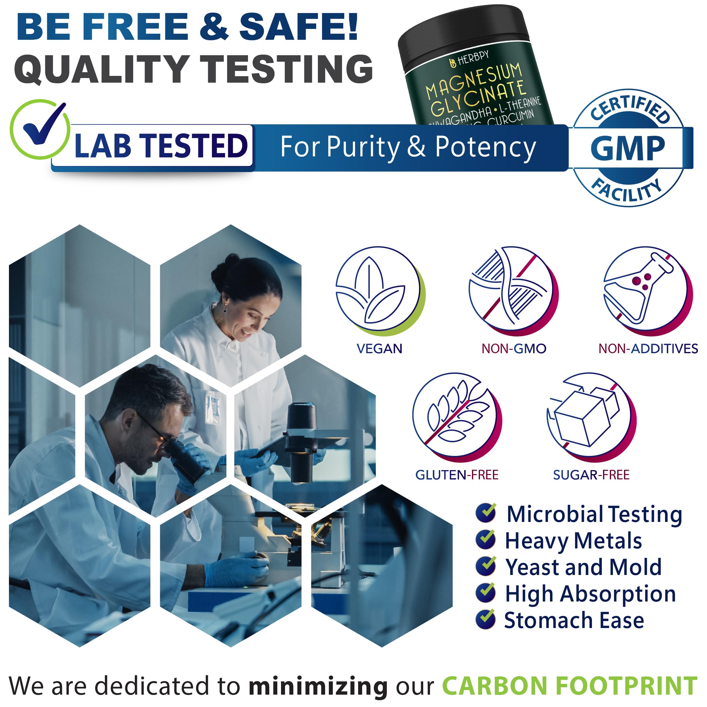 Vegan capsules – 120 count per bottle