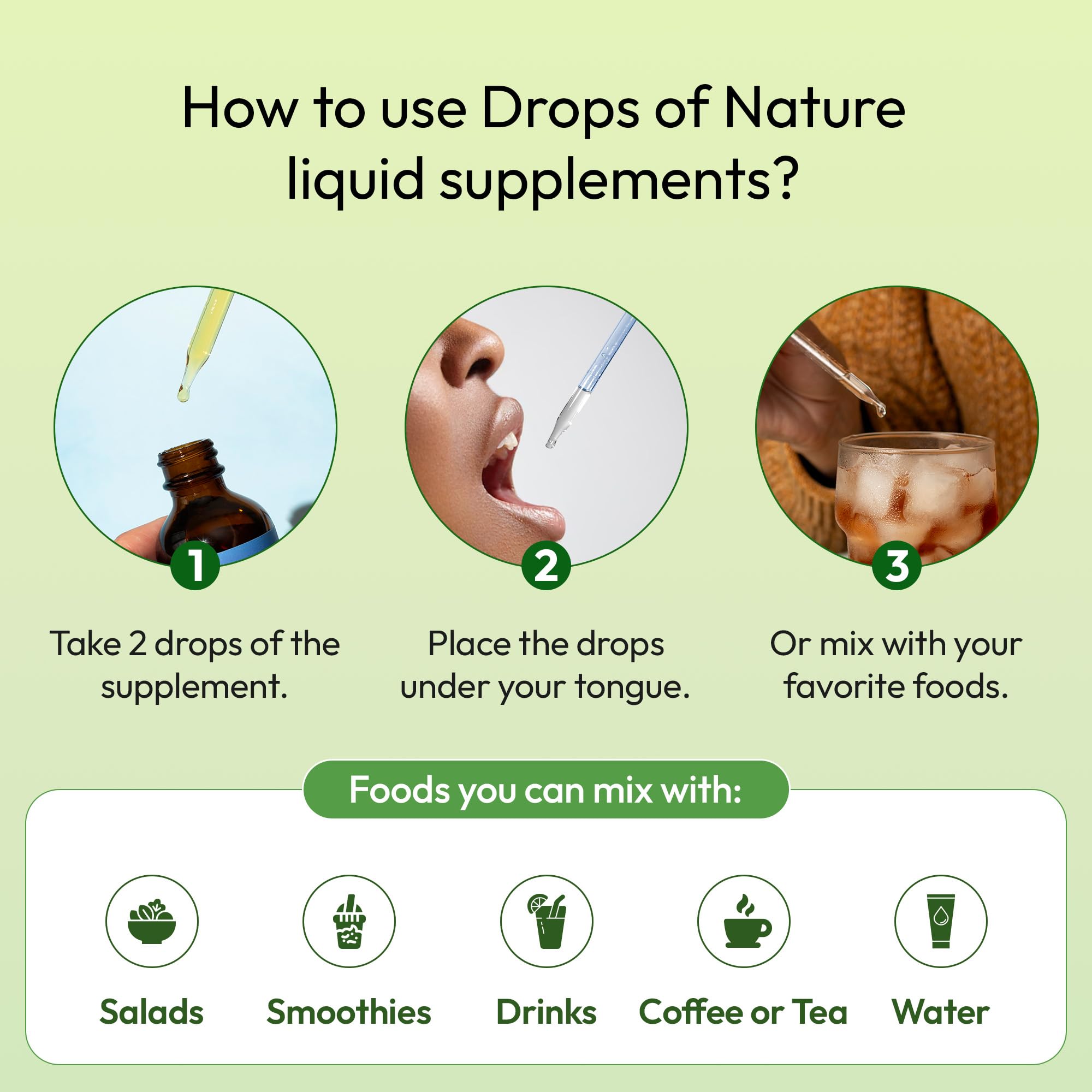 Herbal ingredients icons: valerian, chamomile, passion flower, lemon balm