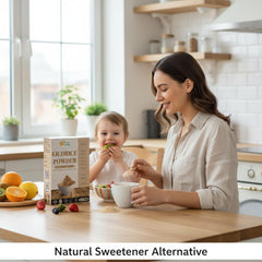 Close-up texture of licorice root powder (Glycyrrhiza glabra)