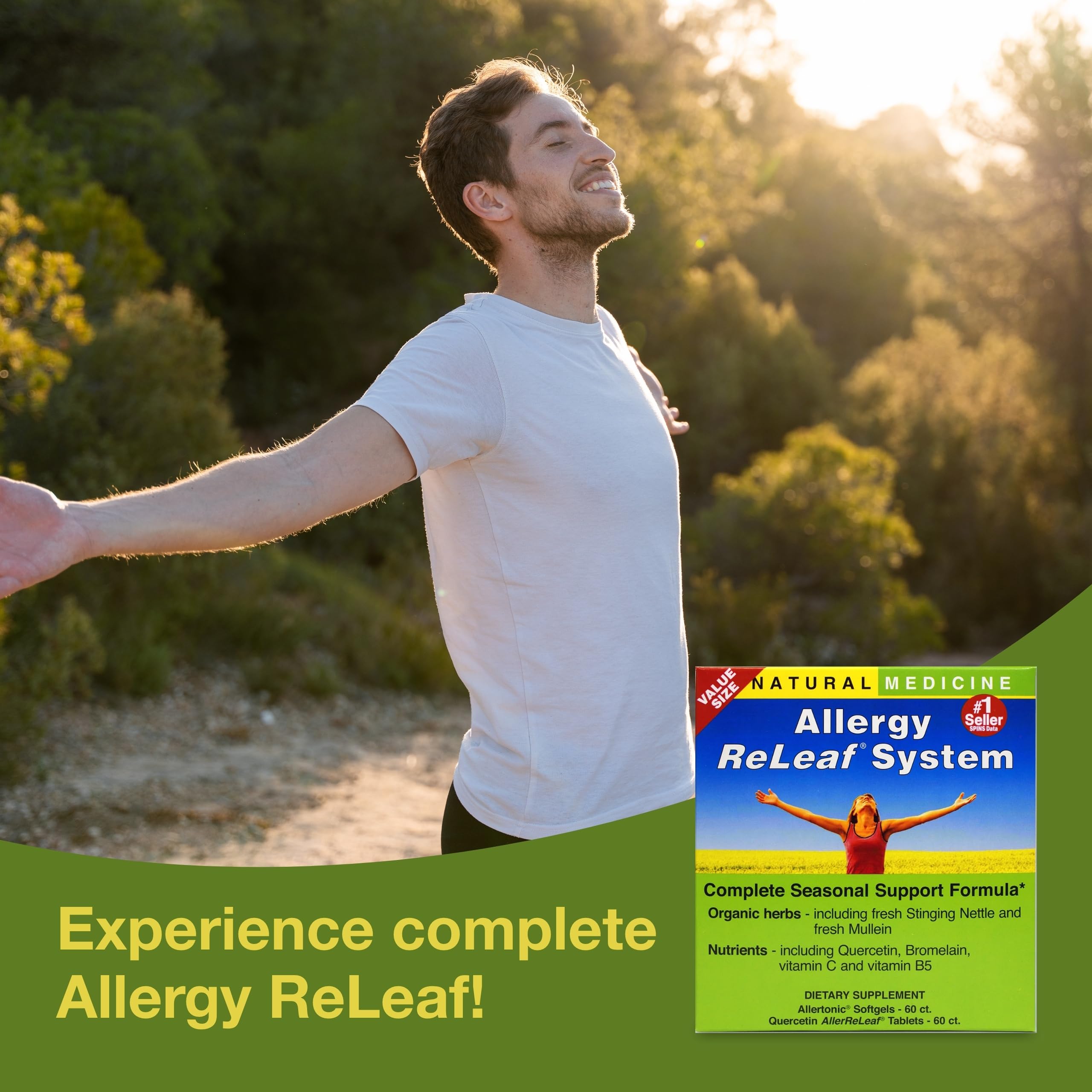 Allergy ReLeaf System tablets close-up