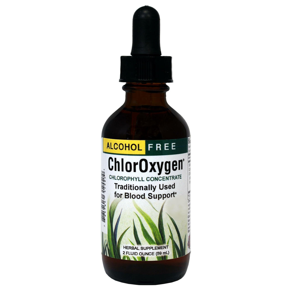Herbs Etc. ChlorOxygen Chlorophyll Concentrate bottle label