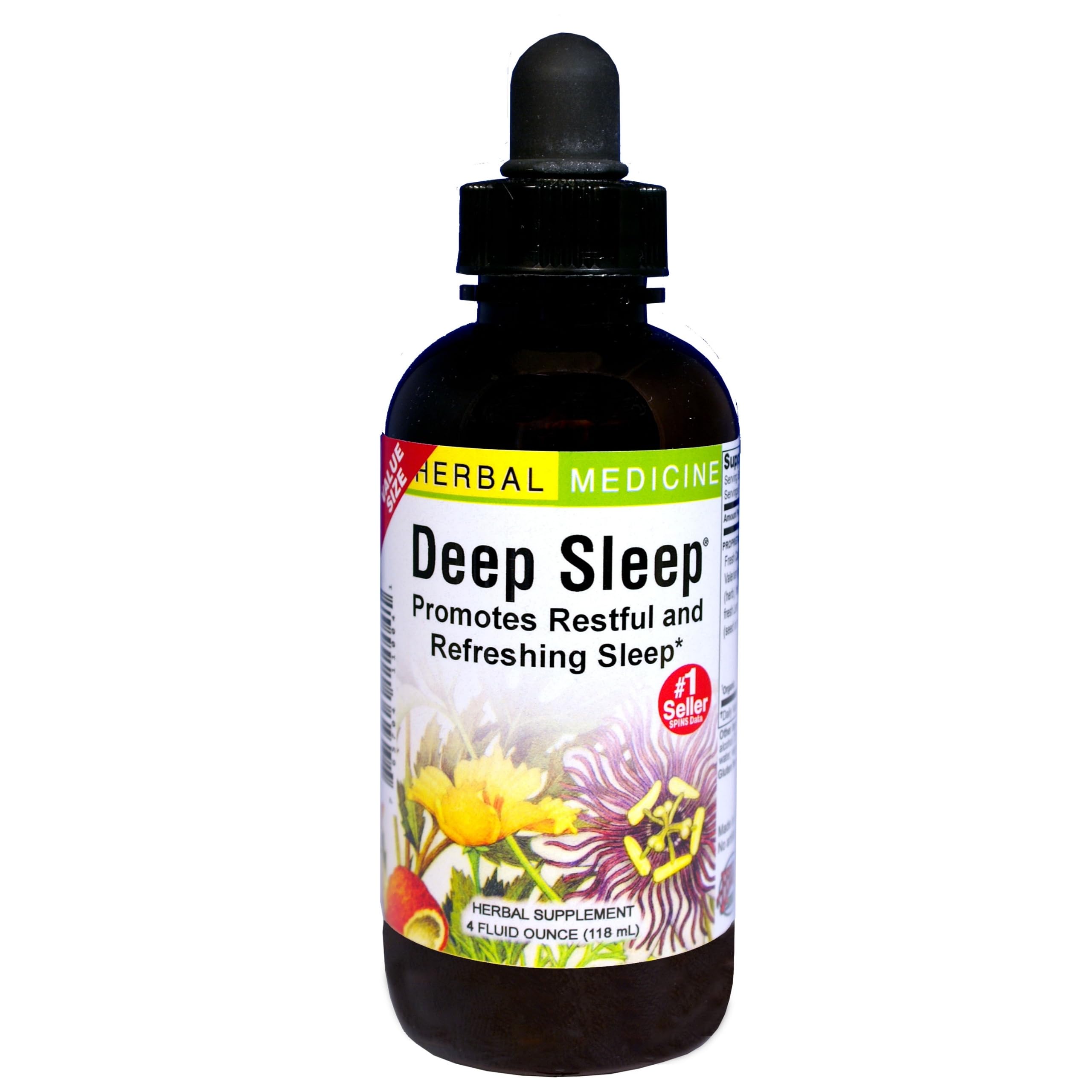 Bottle of Herbs Etc Deep Sleep Classic Liquid Extract 4 oz