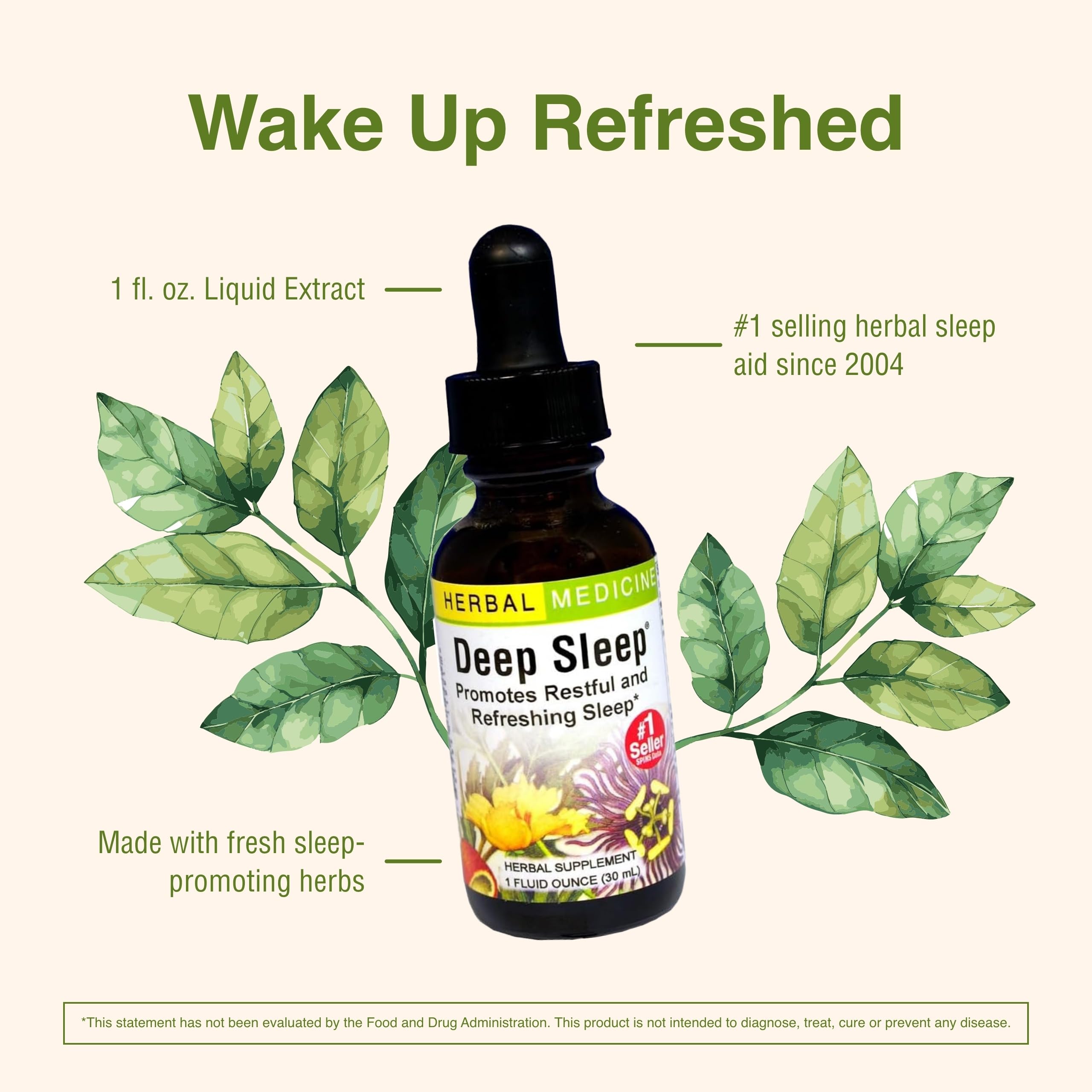 Close-up of ingredients in HERBS ETC. Deep Sleep