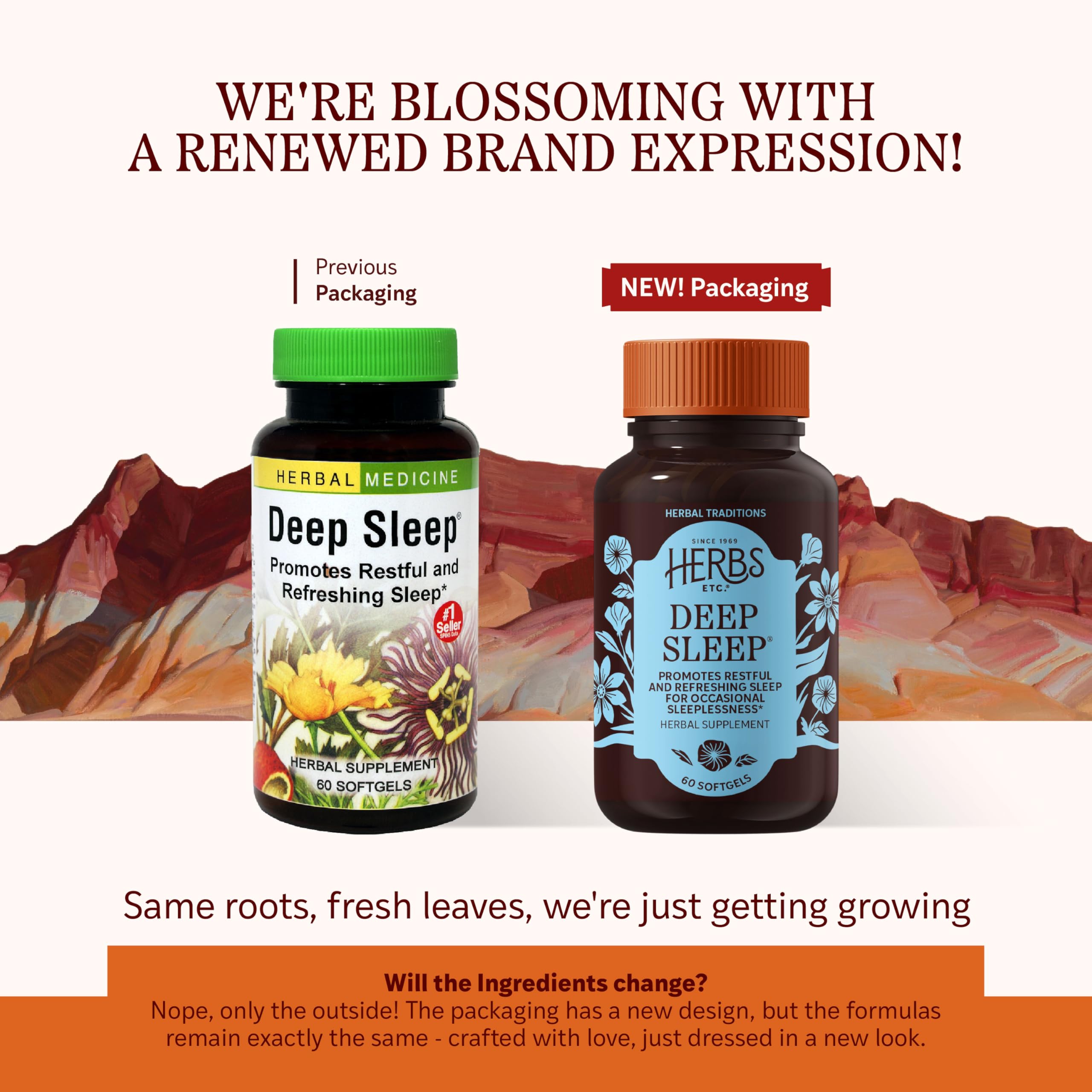 Close-up of Deep Sleep Softgels capsules