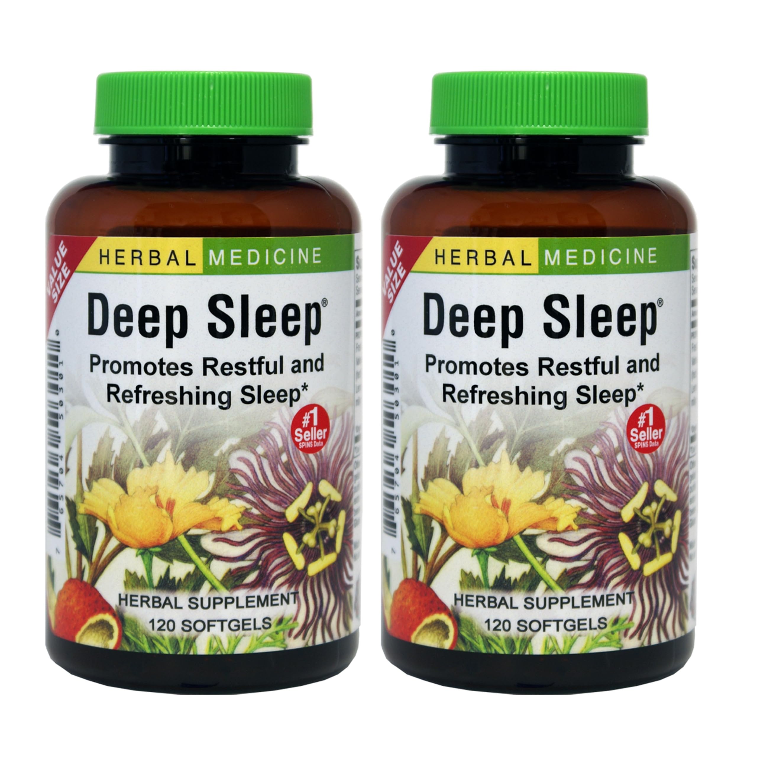 Herbs Etc. Deep Sleep Softgels bottle label front