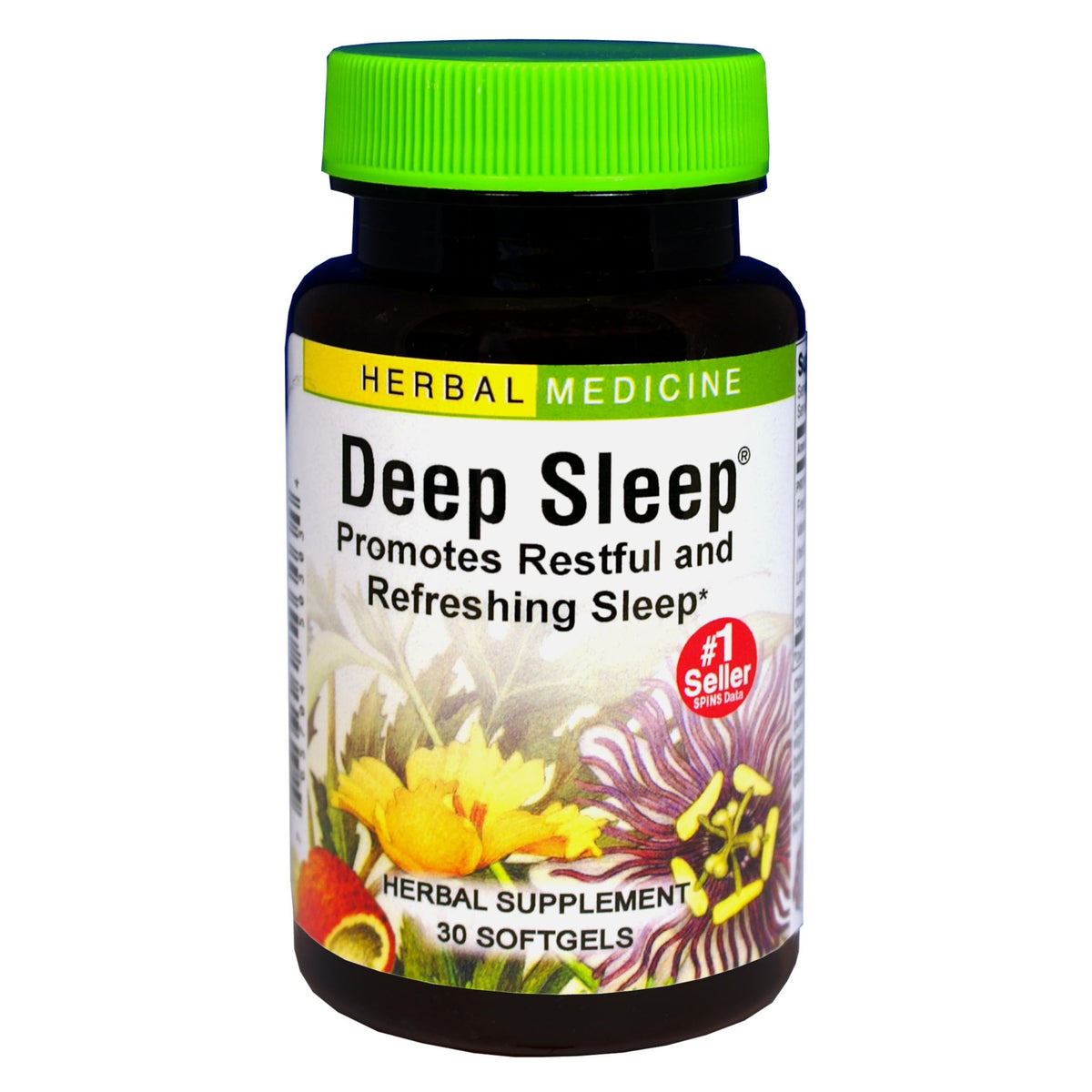 Herbs Etc. Deep Sleep Softgels bottle front view
