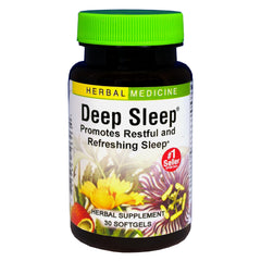 Herbs Etc. Deep Sleep Softgels bottle front view