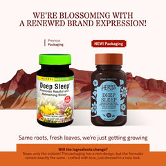 Close-up of Deep Sleep Softgels bottle label