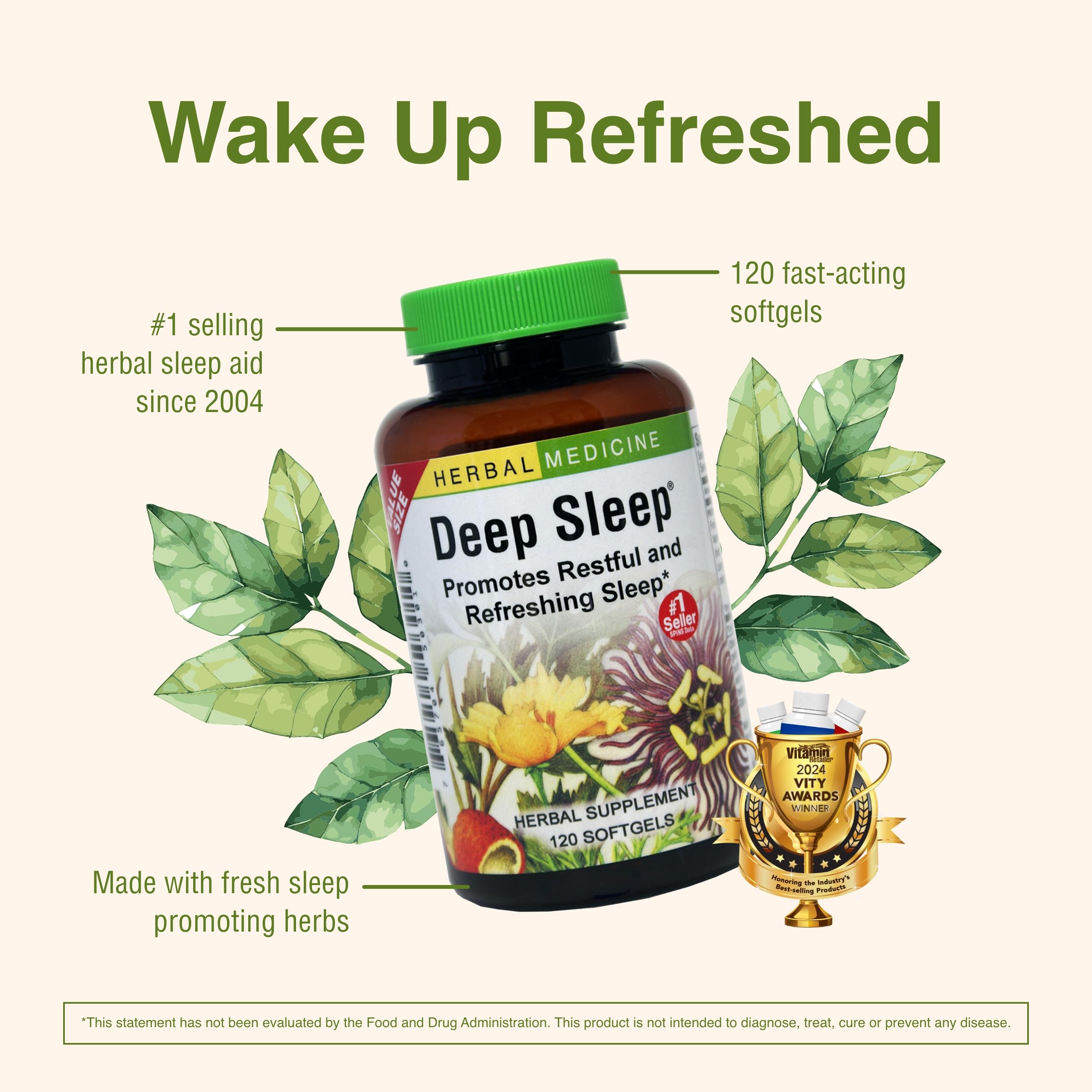 Fresh herbs used in Deep Sleep Softgels