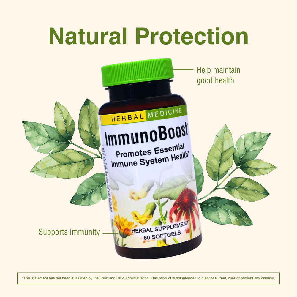Gluten-free Immunoboost packaging information