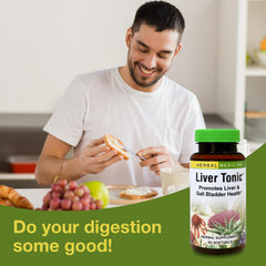 Herbs Etc. Liver Tonic bottle with softgel capsules