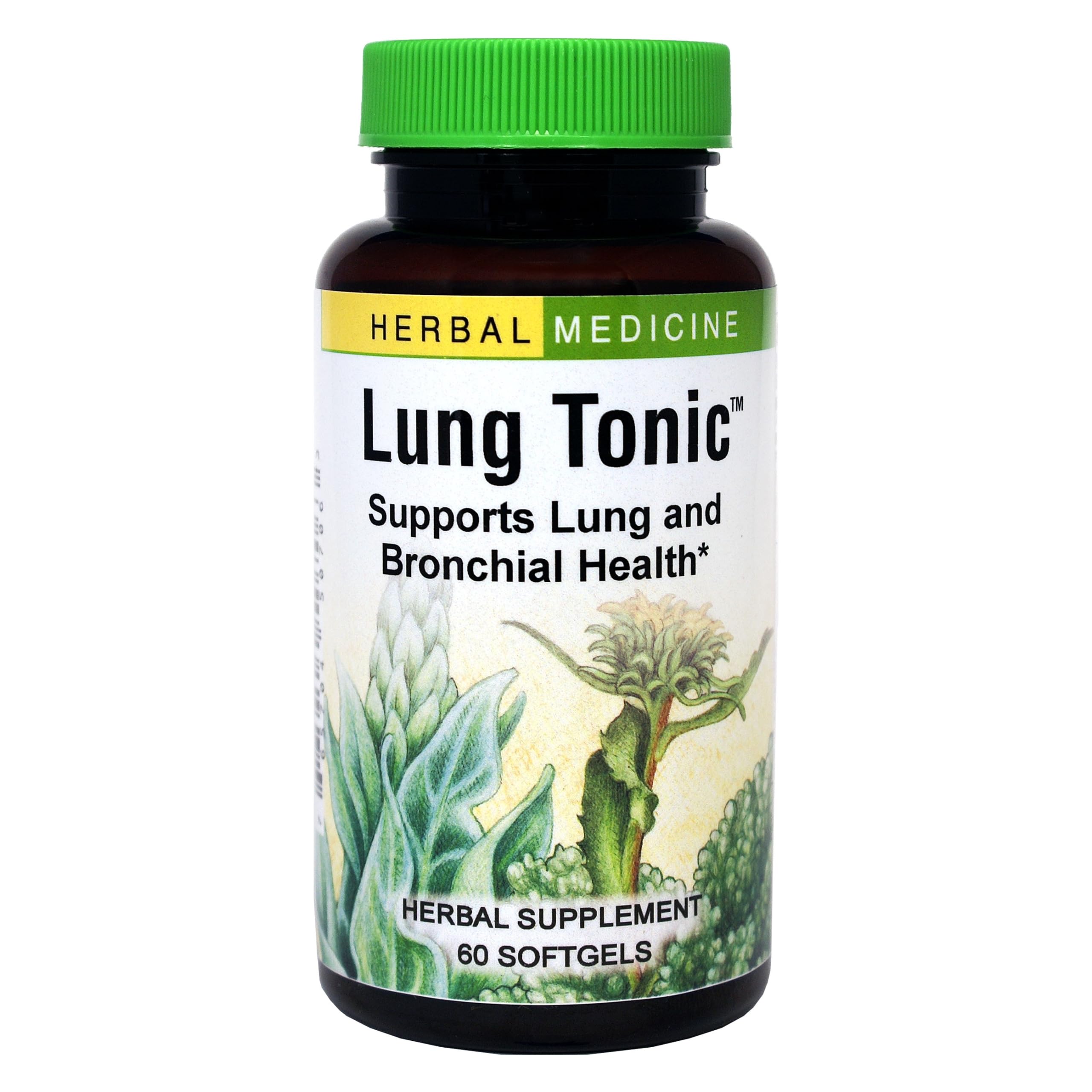 Herbs Etc. Lung Tonic bottle – front view