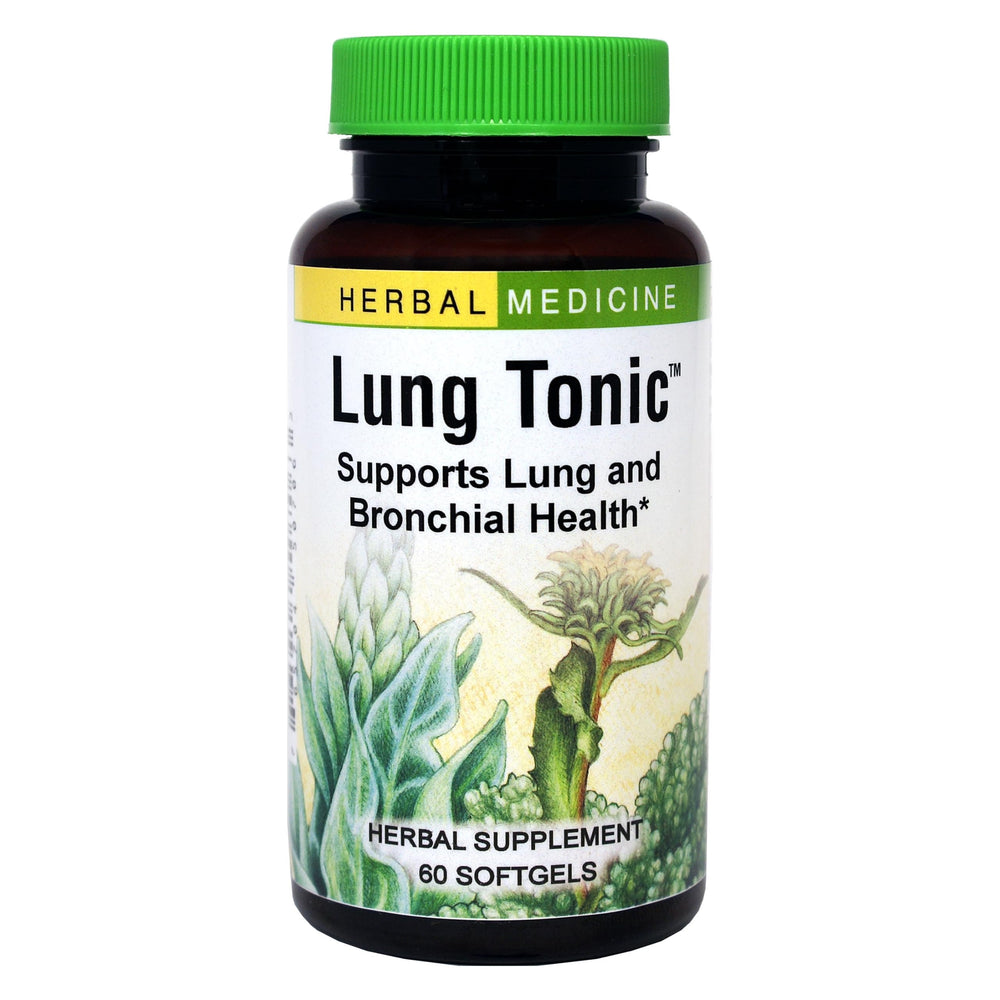 Herbs Etc. Lung Tonic bottle – front view
