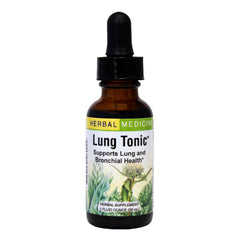 Herbs Etc. Lung Tonic bottle with 1 fl oz label