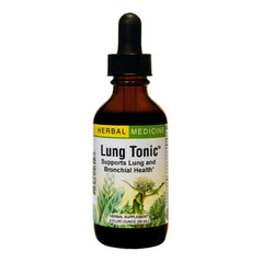 Front view of Herbs, Etc. Lung Tonic 2 oz bottle