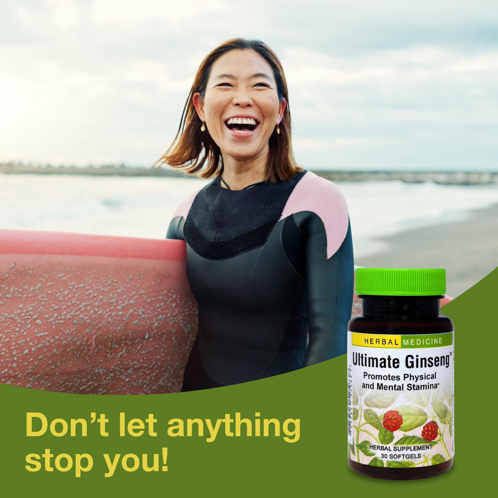 Roots of American ginseng, Asian red ginseng, and Siberian eleuthero in the formula
