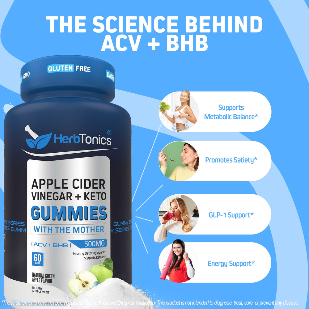 Herbtonics Keto ACV Gummies dispense — convenient daily serve for quick usage.