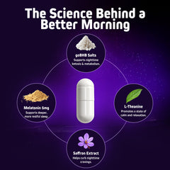 Concept image illustrating night-time metabolism support