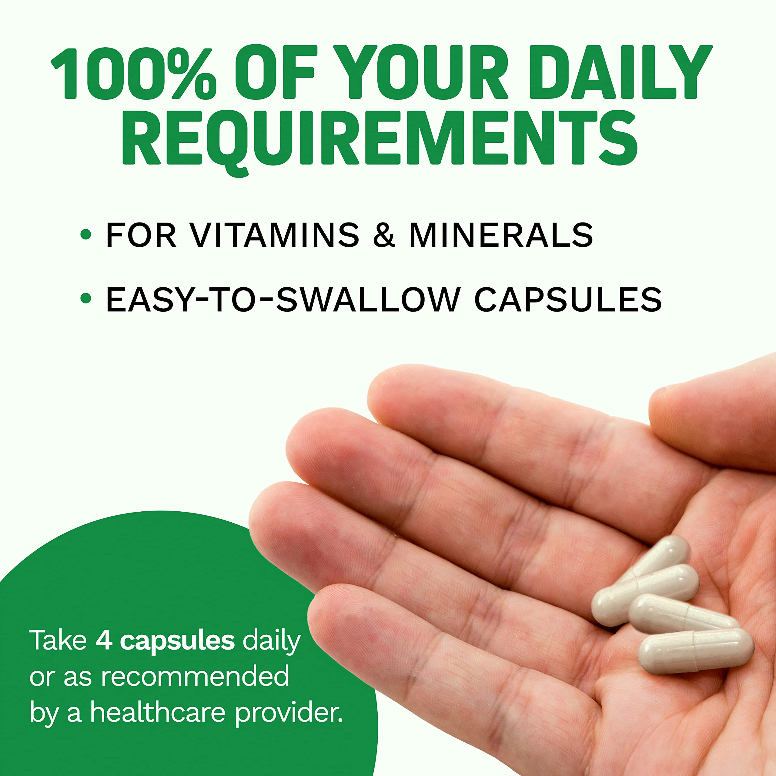 Made in USA in GMP-certified facility label