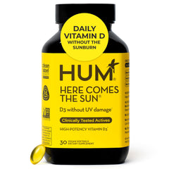Here Comes The Sun vitamin D3 immune support softgels bottle