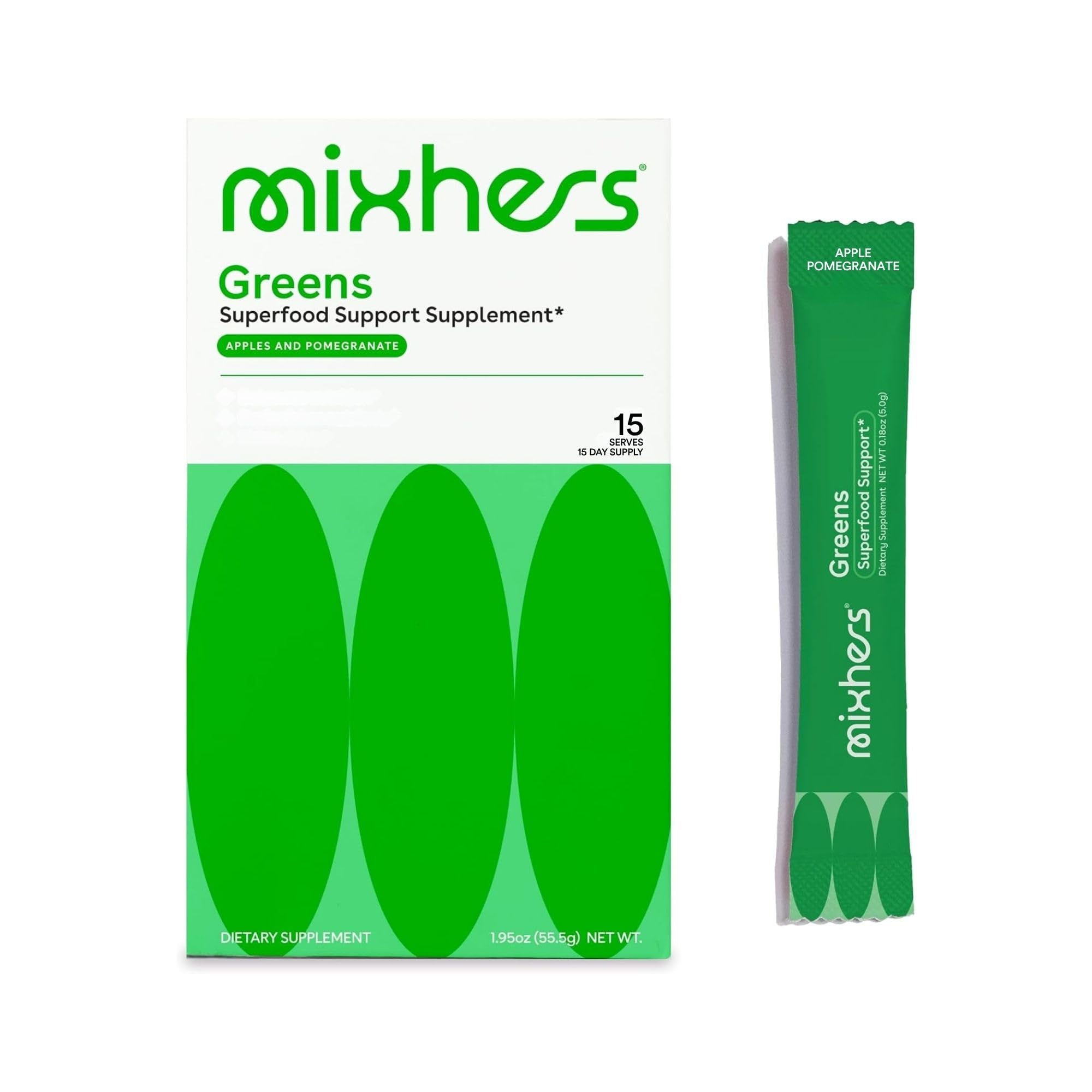 Hergreens greens powder jar