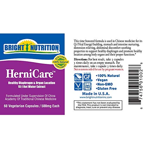 HerniCare bottle showing capsules