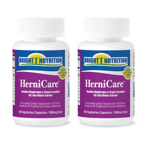 HerniCare packaging with bottle