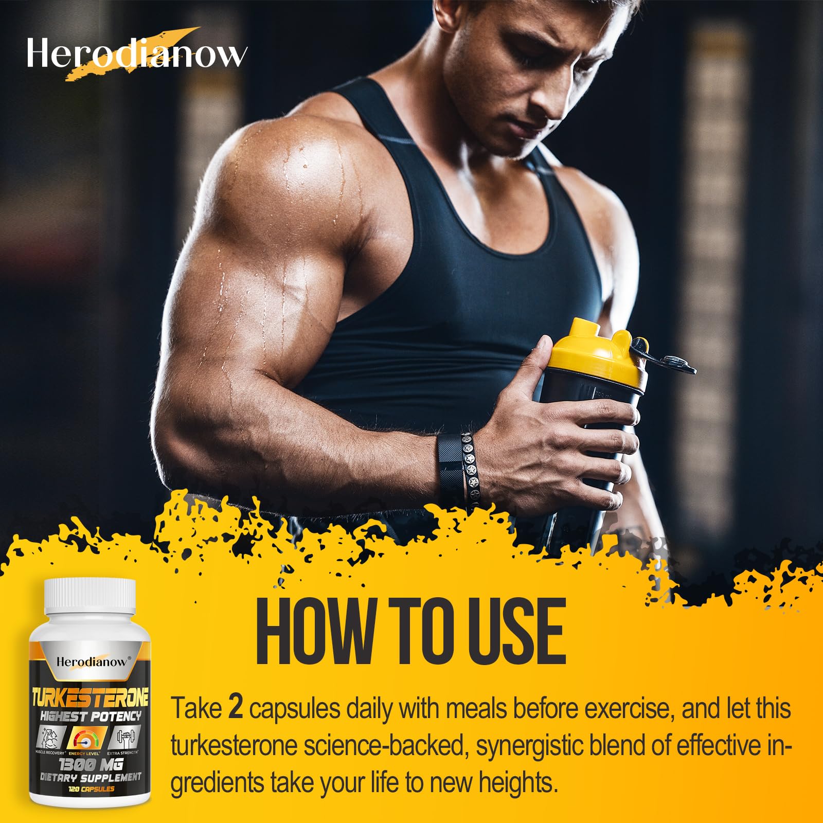 Herodianow lab-tested label ensures quality and purity for safe supplementation