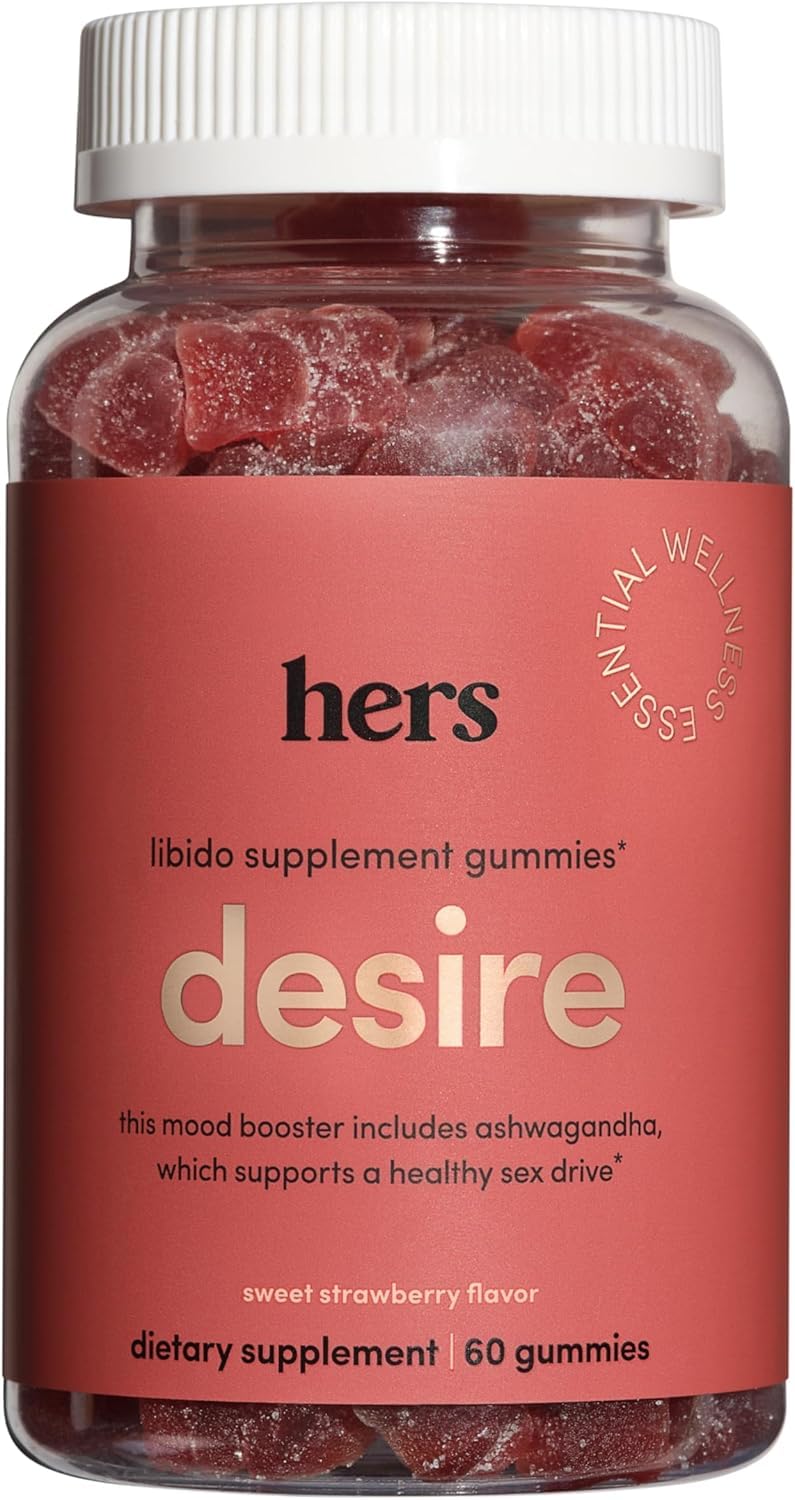 Hers Desire Libido Gummies bottle front view