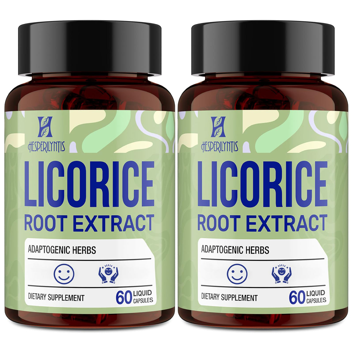 Hesperilyntis licorice root liquid capsules bottle