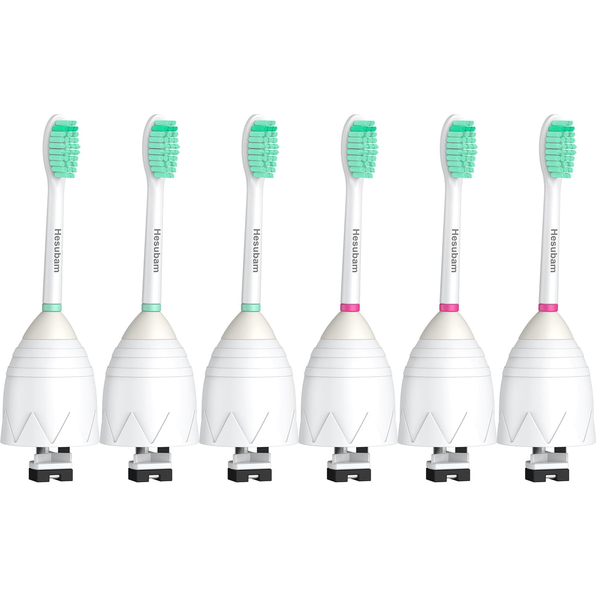 Hesubam Philips Sonicare E-Series HX7022/HX7023 brush head close-up with blue medium-soft bristles