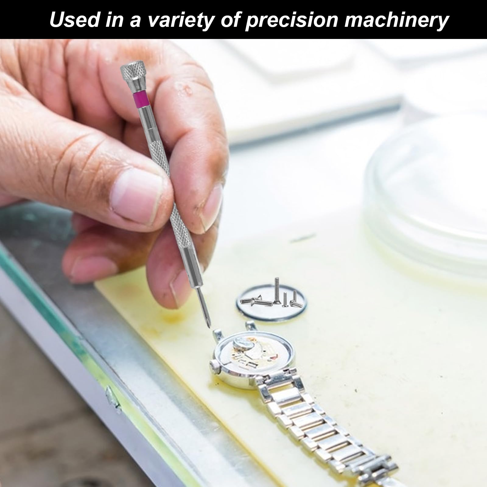 Sturdy storage box with compartments for tiny screws