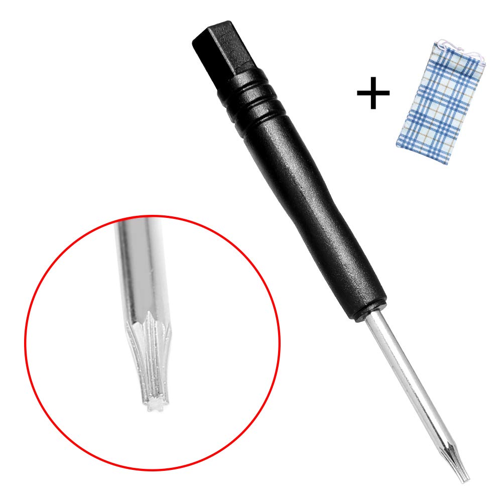 Close-up of HEYDEFO T6 Torx screwdriver for Oakley Juliet/X Squared/X Metal XX eyewear