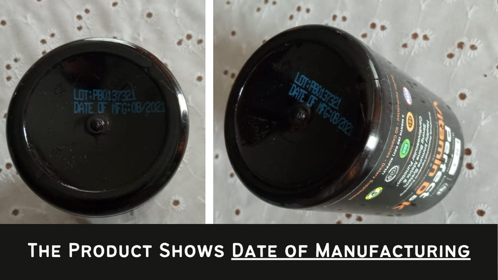 Active ingredients D3 (Cholecalciferol) & K2 (MK-7) on the label