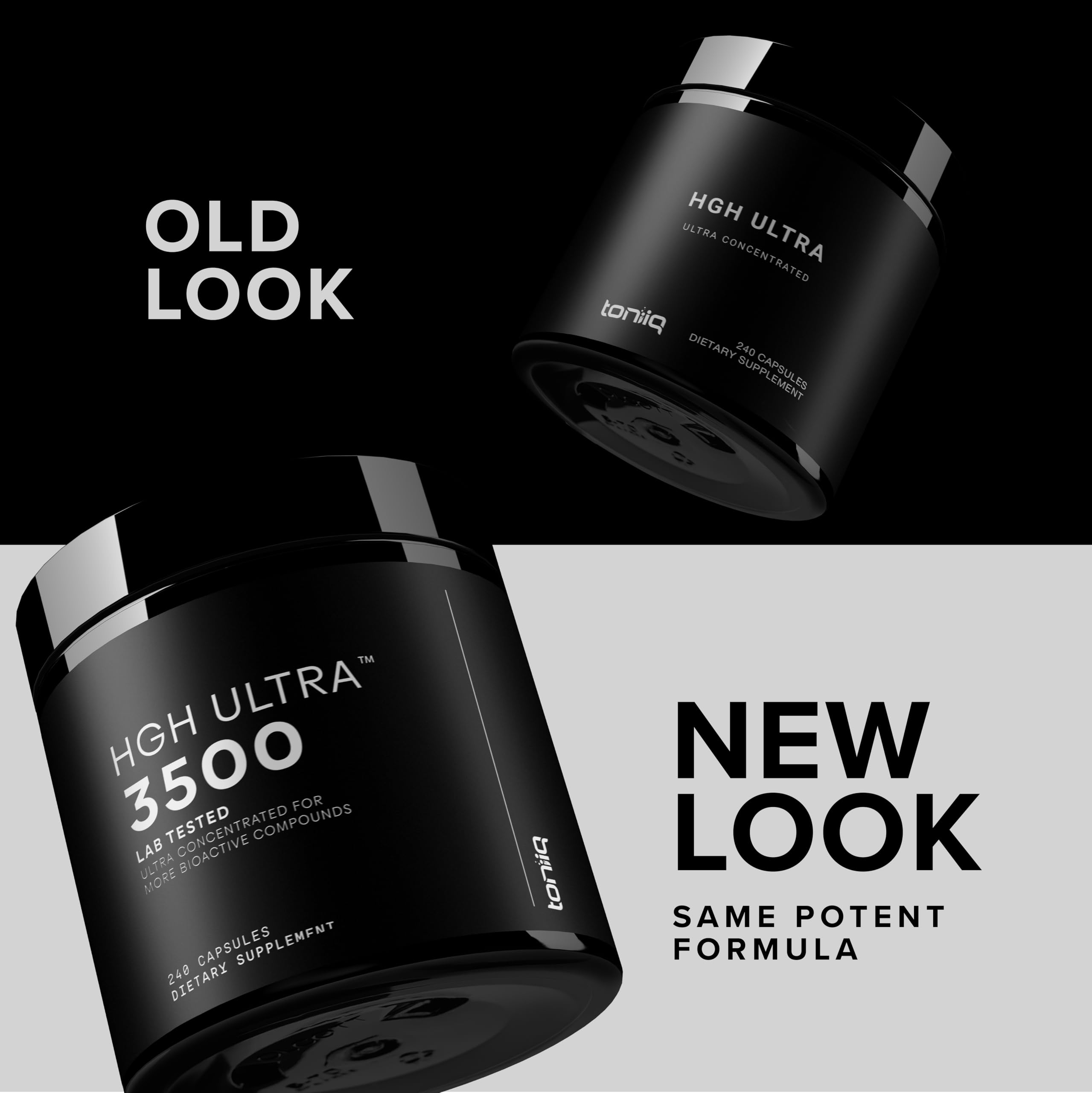 HGH Ultra product front label – USA made