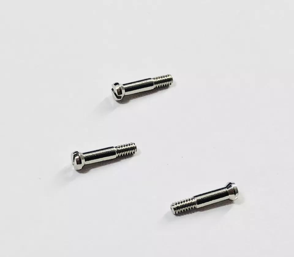 Close-up view of screw fit and hinge area