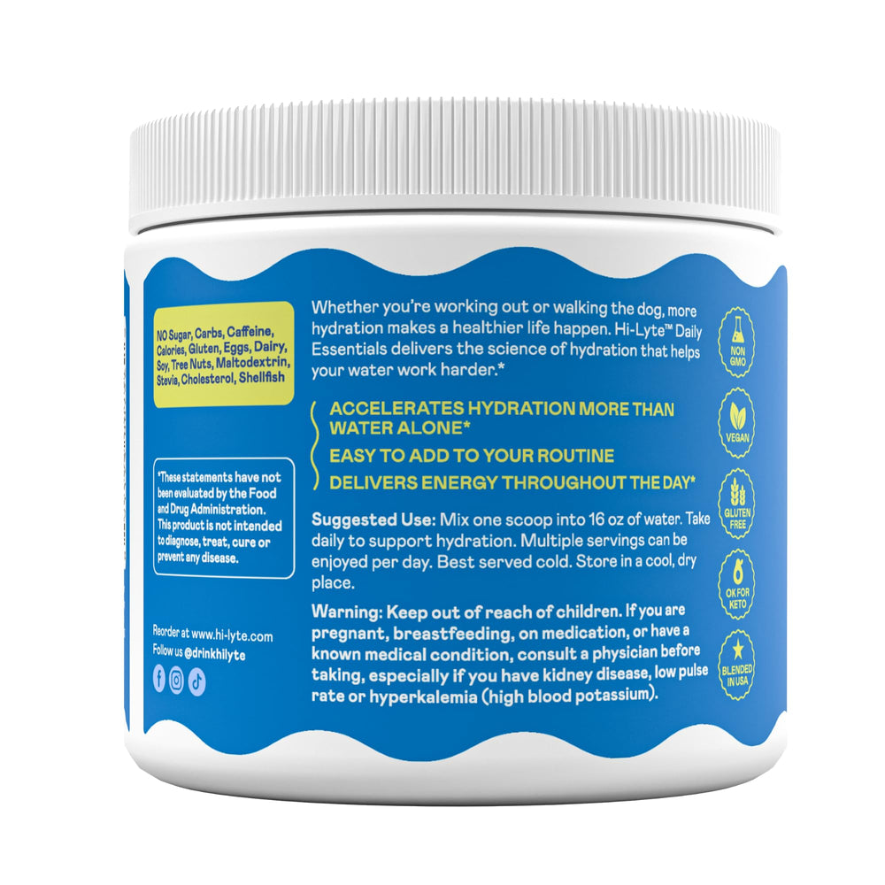 Hi-Lyte Keto-friendly, vegan formula shown on a label for wellness.