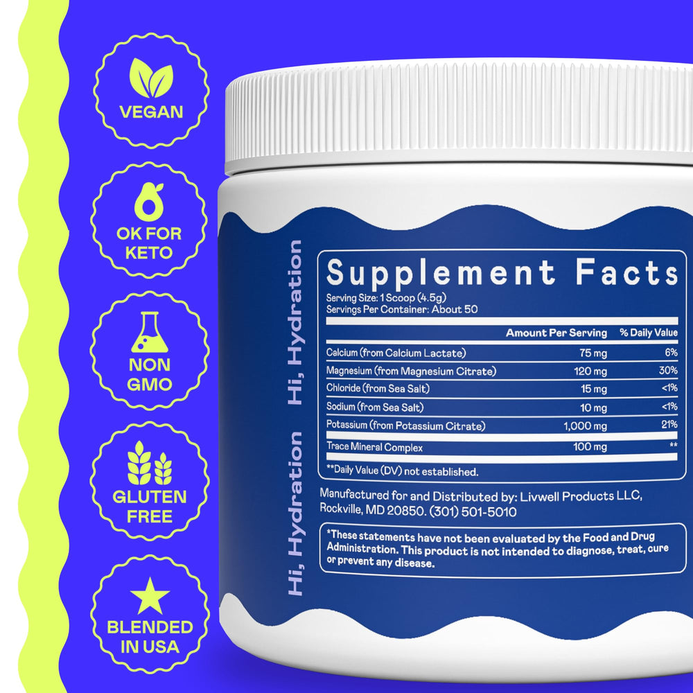 Scoop of Hi-Lyte K1000 Electrolytes Powder