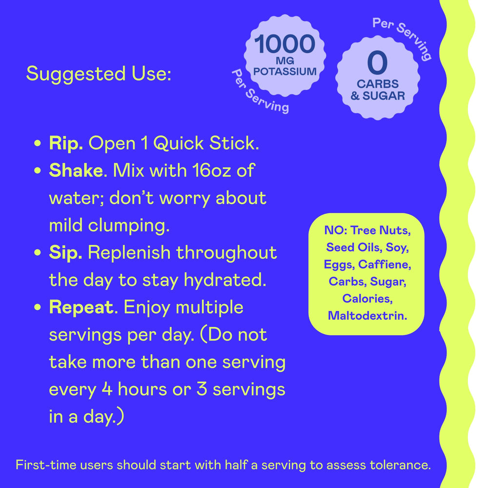 Hi-Lyte K1000 Quick Stix travel hydration in a gym bag for convenience.