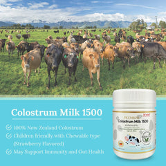 Hi Well Colostrum 1500 tablets open package