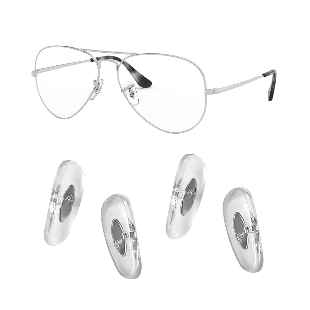 HiCycle2 16mm clip-on nose pads kit for Ray-Ban Aviator RB3025 and RB3447
