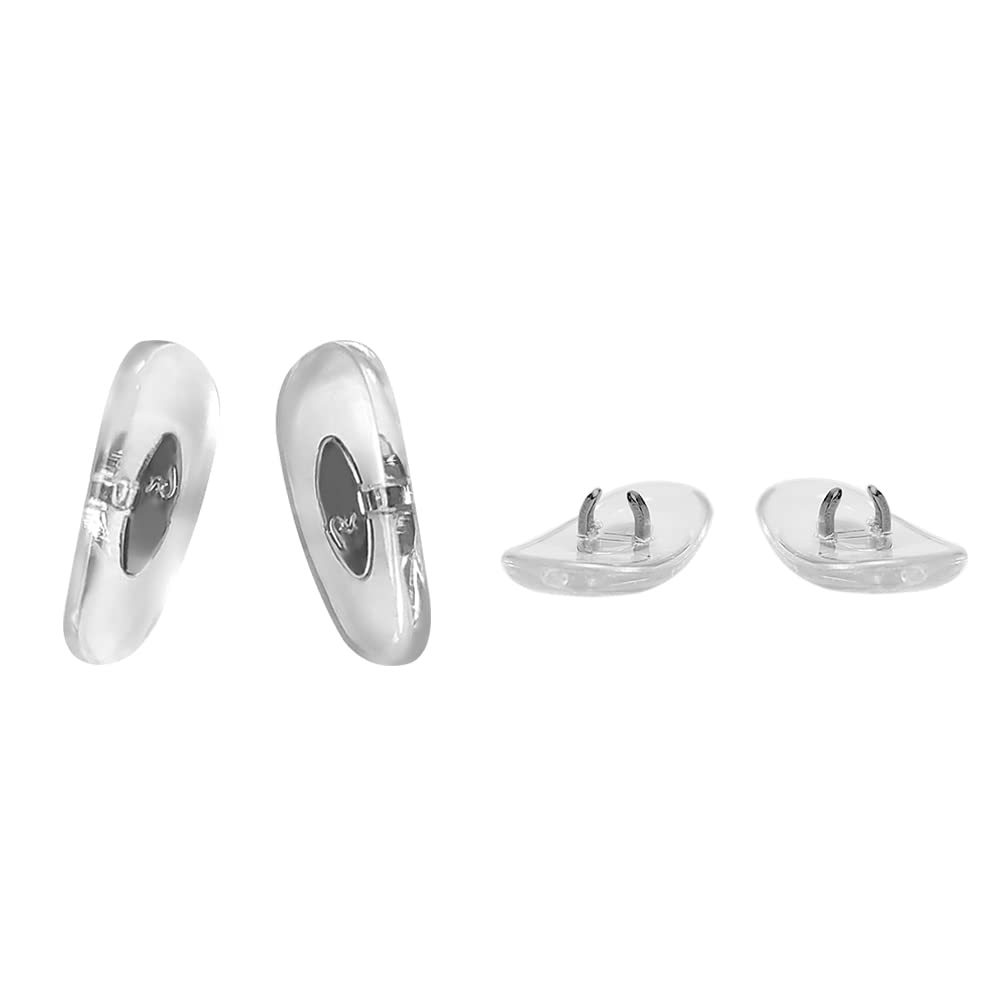 Close-up of soft silicone replacement nose pads for Ray-Ban Aviator