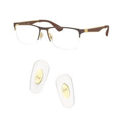 HiCycle2 14mm push-in nose pads for RB6335 glasses – front view