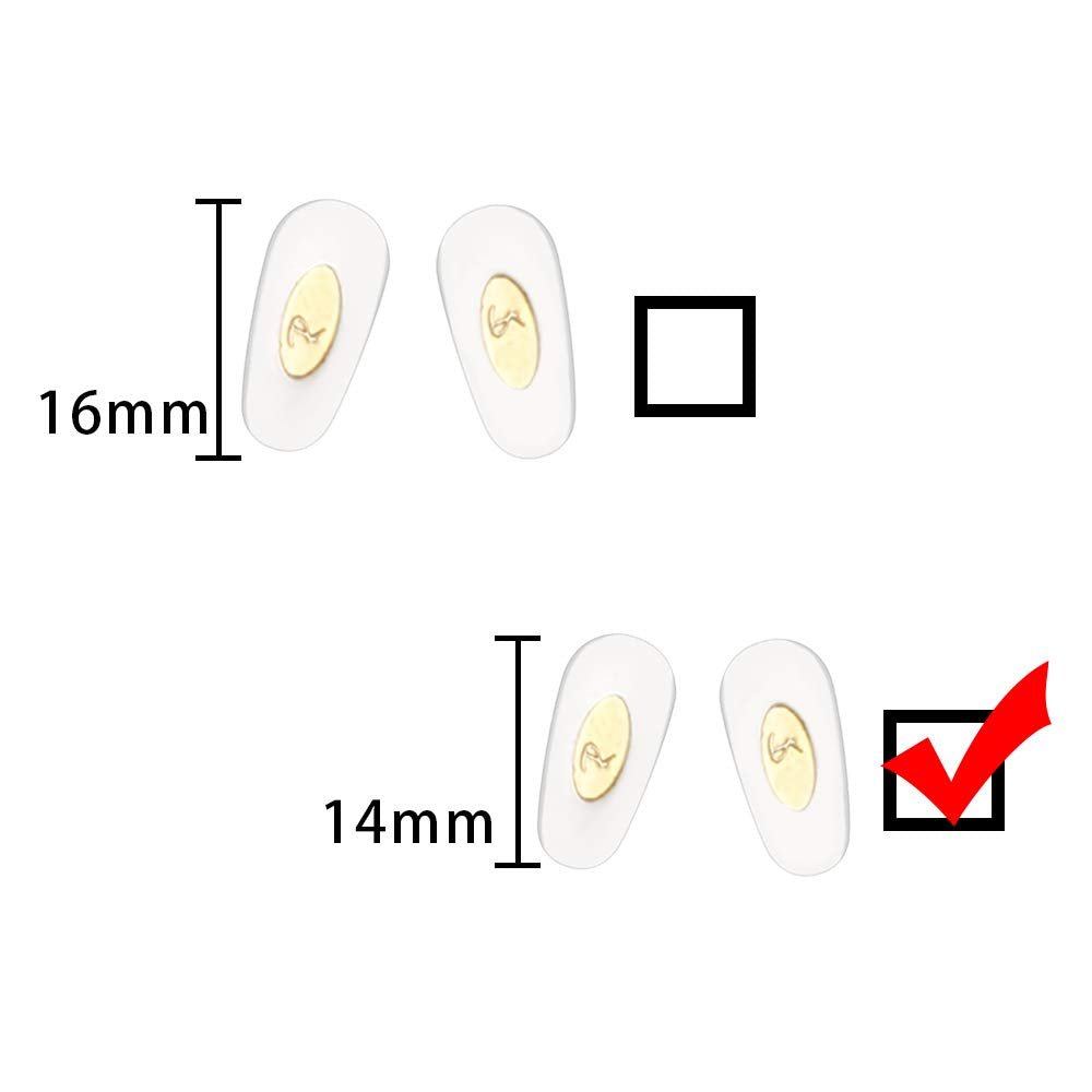 Bonus lens cloth included with HiCycle2 RB6335 nose pad kit