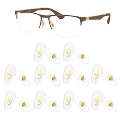 HiCycle2 gold replacement nose pads for Ray-Ban RB6335 RB3549 RB4071