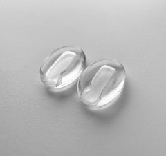 Push-in plug-in nose bridge pads for Silhouette eyewear