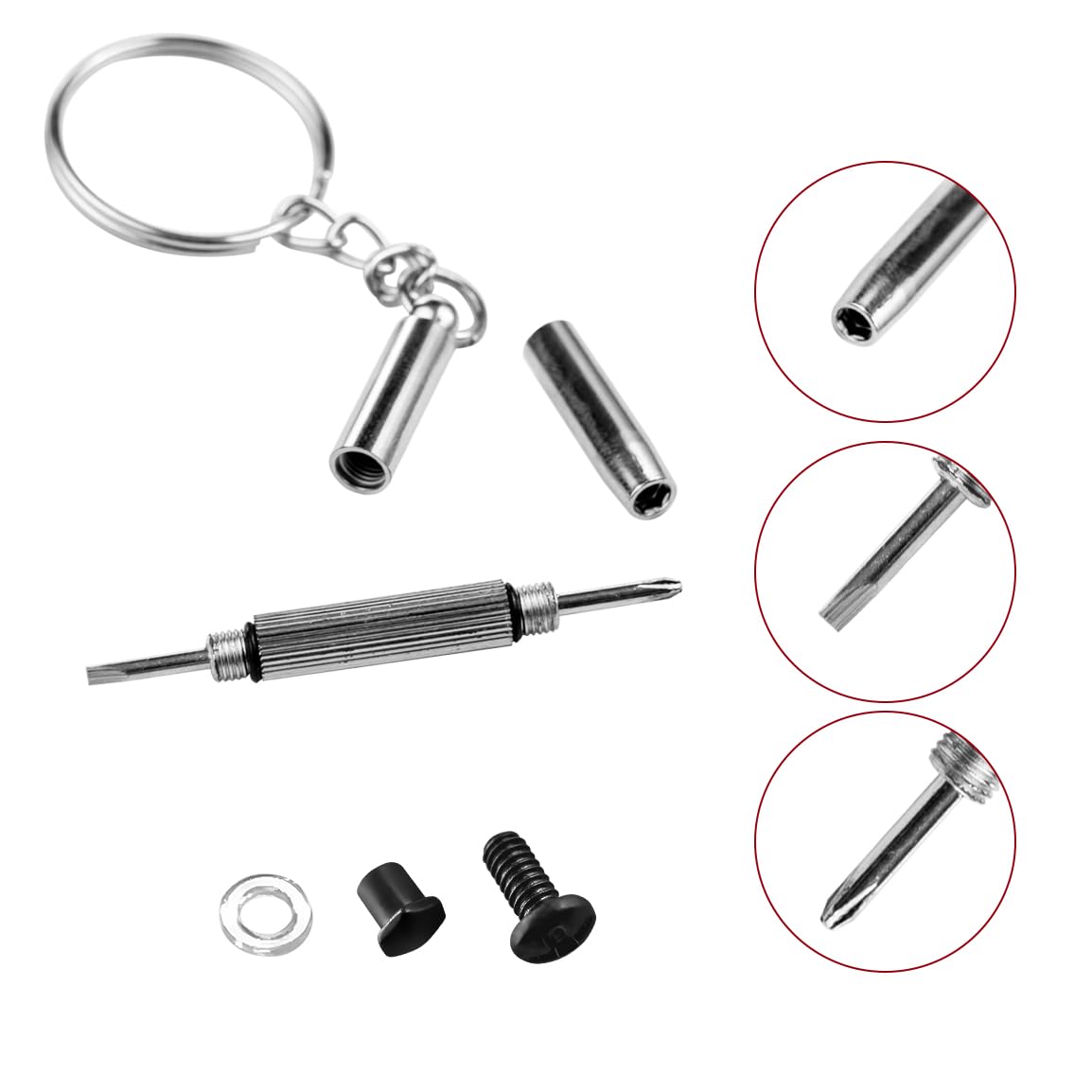 Brand-new Hicycle2 replacement screws kit for Prada frames