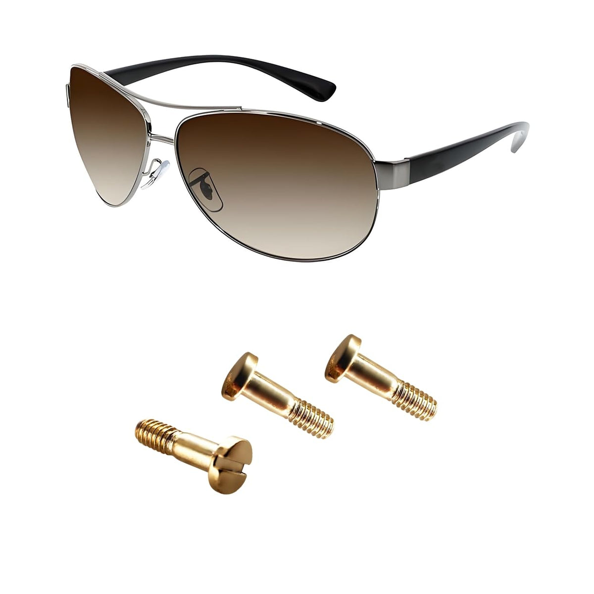 HiCycle2 replacement golden hold lenses ring screws for Ray Ban RB3386 RB3379 RB3364 RB3697
