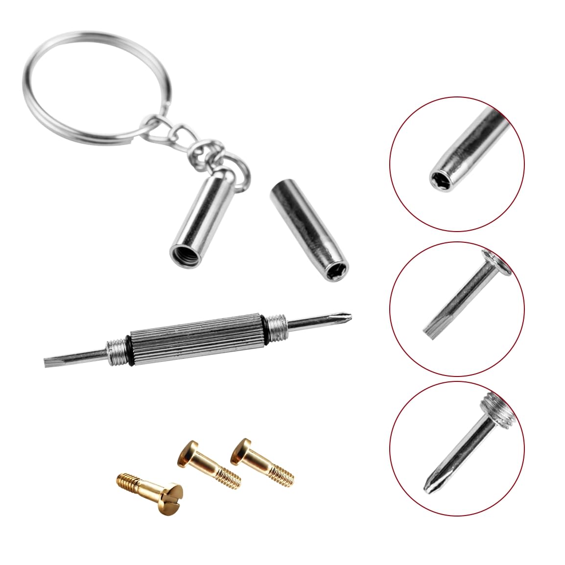HiCycle2 golden screws packaging for Ray Ban replacement