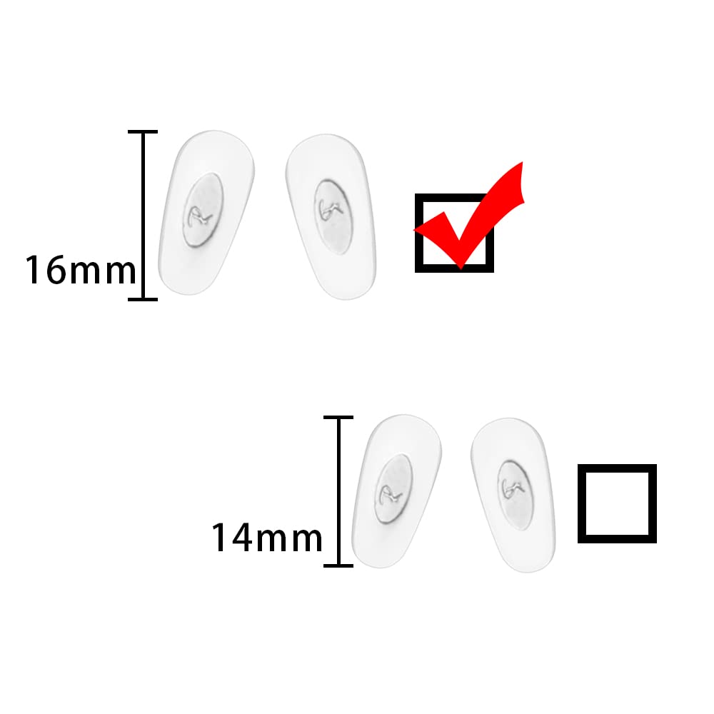 Nose pads with lens cloth included
